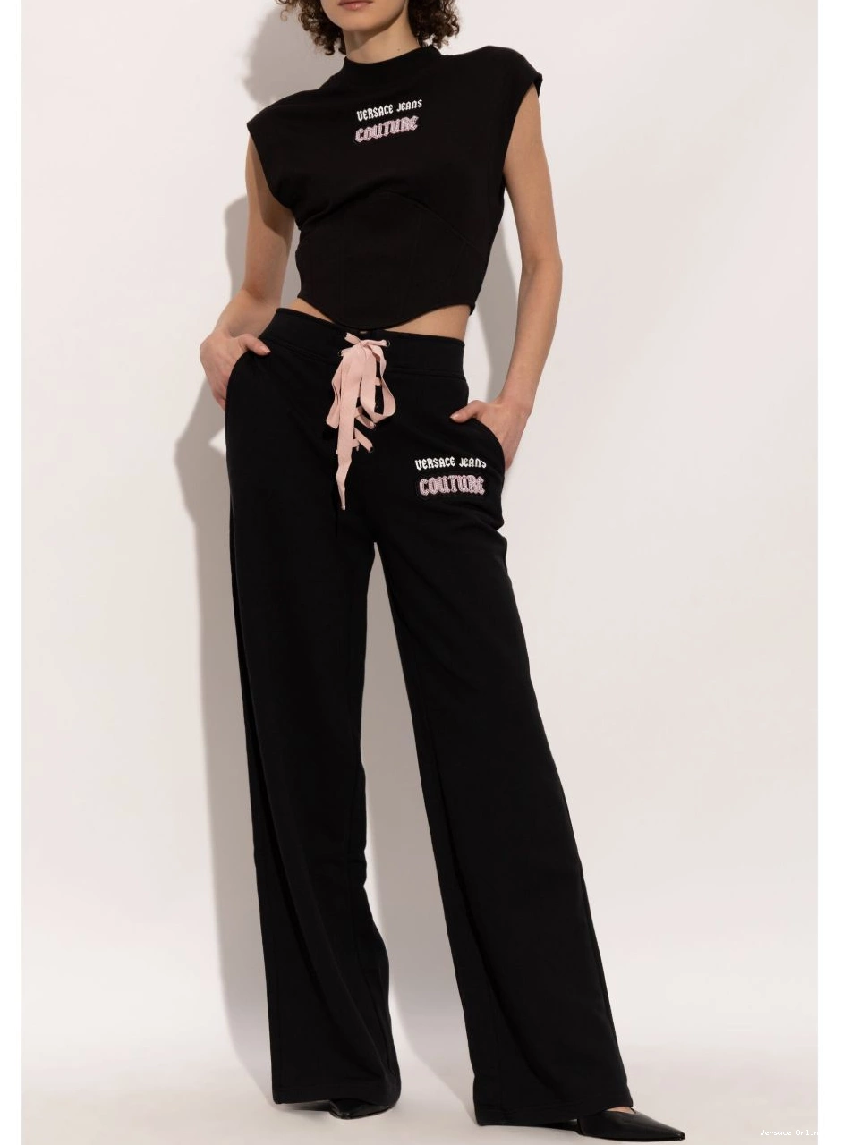 Cheap Women top Couture sleeveless Jeans Versace 0404
